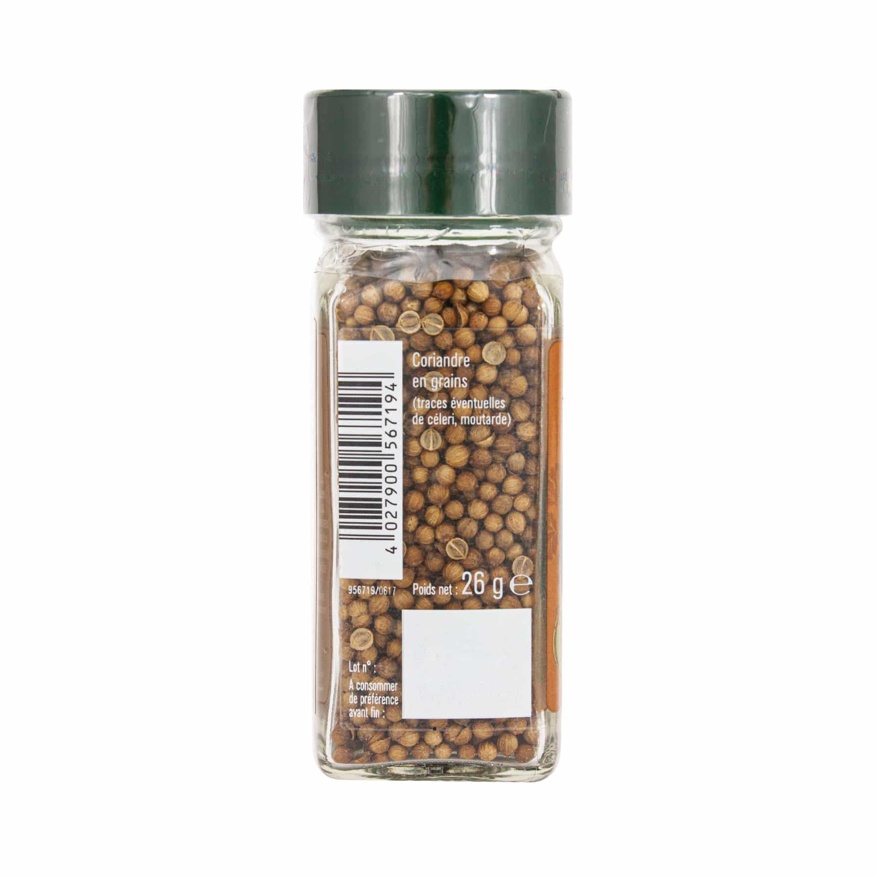 Coriandre en graines ou en poudre à vous de choisir au meilleur prix  Coriandre Flacon de 35g