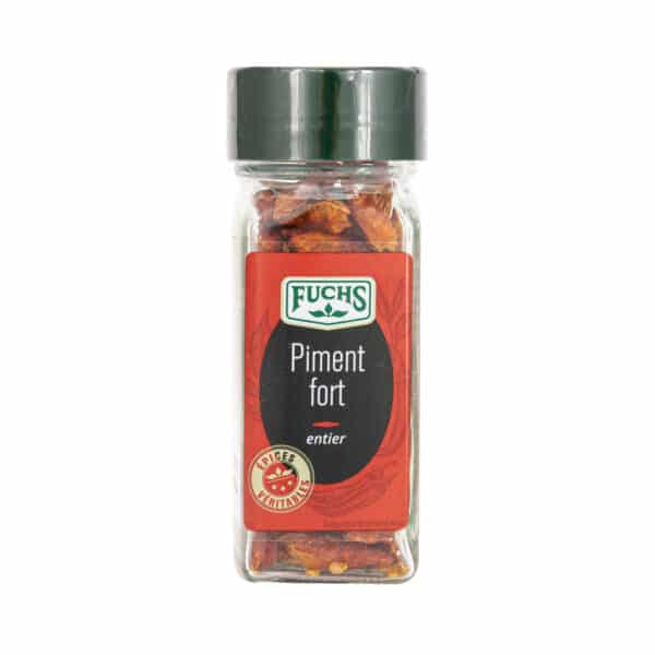 Piment fort entier - Flacon - Épices Fuchs