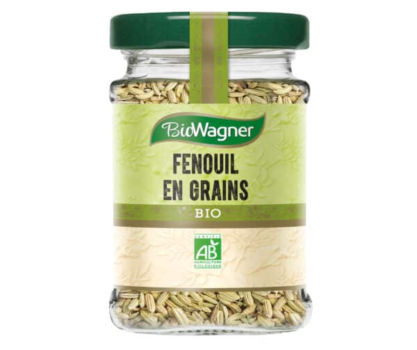 Fenouil grains bio - Flacon verre - BioWagner
