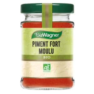 Piment fort moulu bio - Flacon verre - BioWagner